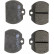 Brake Pad Set, disc brake 13.0460-2905.2 ATE