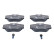 Brake Pad Set, disc brake 13.0460-2927.2 ATE, Thumbnail 3