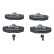 Brake Pad Set, disc brake 13.0460-2935.2 ATE, Thumbnail 2