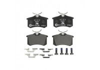 Brake Pad Set, disc brake 13.0460-2937.2 ATE