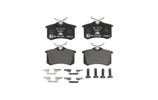 Brake Pad Set, disc brake 13.0460-2937.2 ATE
