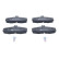 Brake Pad Set, disc brake 13.0460-2964.2 ATE, Thumbnail 2