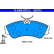 Brake Pad Set, disc brake 13.0460-2972.2 ATE