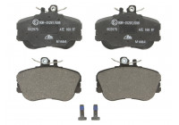 Brake Pad Set, disc brake 13.0460-2975.2 ATE