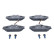 Brake Pad Set, disc brake 13.0460-2983.2 ATE, Thumbnail 3