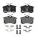 Brake Pad Set, disc brake 13.0460-2984.2 ATE