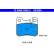 Brake Pad Set, disc brake 13.0460-3504.2 ATE