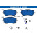 Brake pad set, disc brake 13.0460-3703.2 ATE
