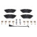 Brake pad set, disc brake 13.0460-3705.2 ATE, Thumbnail 2