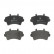 Brake Pad Set, disc brake 13.0460-3800.2 ATE