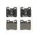 Brake Pad Set, disc brake 13.0460-3805.2 ATE