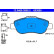 Brake Pad Set, disc brake 13.0460-3809.2 ATE