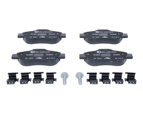 Brake Pad Set, disc brake 13.0460-3809.2 ATE, Image 2