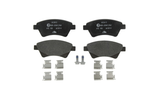 Brake Pad Set, disc brake 13.0460-3815.2 ATE