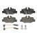 Brake Pad Set, disc brake 13.0460-3821.2 ATE