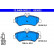 Brake Pad Set, disc brake 13.0460-3832.2 ATE, Thumbnail 2