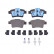 Brake Pad Set, disc brake 13.0460-3836.2 ATE