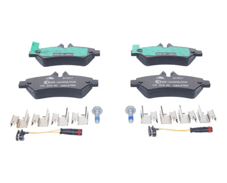 Brake Pad Set, disc brake 13.0460-3837.2 ATE, Image 3