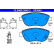 Brake Pad Set, disc brake 13.0460-3840.2 ATE