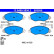 Brake Pad Set, disc brake 13.0460-3856.2 ATE