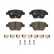 Brake Pad Set, disc brake 13.0460-3858.2 ATE