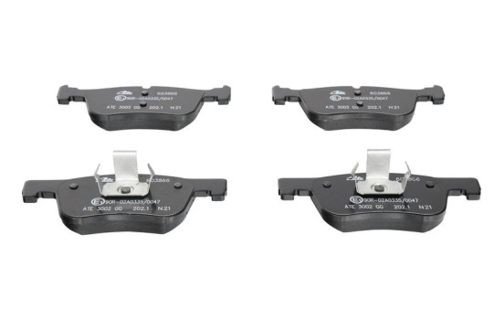 Brake Pad Set, disc brake 13.0460-3866.2 ATE, Image 3