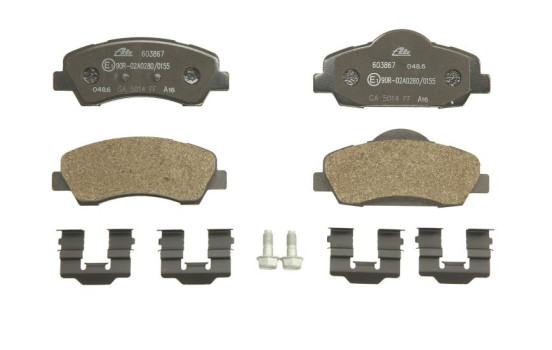 Brake Pad Set, disc brake 13.0460-3867.2 ATE
