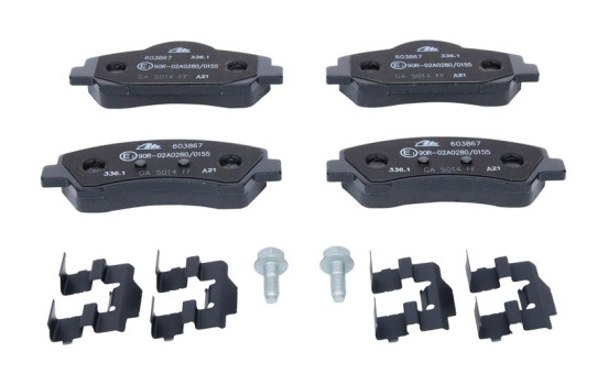 Brake Pad Set, disc brake 13.0460-3867.2 ATE, Image 3