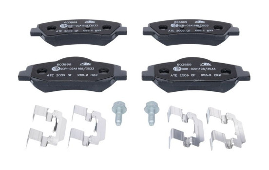 Brake Pad Set, disc brake 13.0460-3869.2 ATE, Image 2