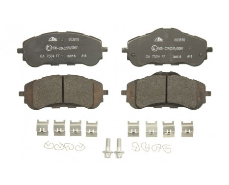 Brake Pad Set, disc brake 13.0460-3870.2 ATE