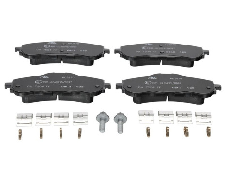 Brake Pad Set, disc brake 13.0460-3870.2 ATE, Image 3