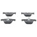 Brake Pad Set, disc brake 13.0460-3873.2 ATE, Thumbnail 2