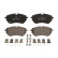 Brake Pad Set, disc brake 13.0460-3877.2 ATE