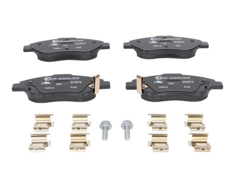 Brake Pad Set, disc brake 13.0460-3878.2 ATE, Image 2