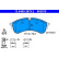 Brake pad set, disc brake 13.0460-3879.2 ATE