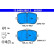 Brake pad set, disc brake 13.0460-3881.2 ATE