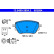 Brake Pad Set, disc brake 13.0460-3884.2 ATE