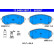 Brake Pad Set, disc brake 13.0460-3887.2 ATE