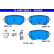 Brake pad set, disc brake 13.0460-3888.2 ATE