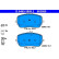 Brake pad set, disc brake 13.0460-3889.2 ATE
