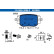 Brake pad set, disc brake 13.0460-3896.2 ATE