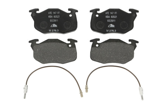 Brake Pad Set, disc brake 13.0460-3911.2 ATE
