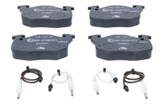 Brake Pad Set, disc brake 13.0460-3943.2 ATE, Image 2