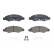 Brake Pad Set, disc brake 13.0460-3995.2 ATE