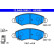 Brake Pad Set, disc brake 13.0460-3995.2 ATE, Thumbnail 2