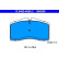 Brake Pad Set, disc brake 13.0460-4056.2 ATE