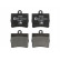 Brake Pad Set, disc brake 13.0460-4060.2 ATE