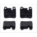 Brake Pad Set, disc brake 13.0460-4070.2 ATE