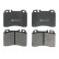 Brake Pad Set, disc brake 13.0460-4201.2 ATE