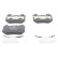 Brake pad set, disc brake 13.0460-4701.2 ATE, Thumbnail 2